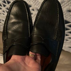 Mens Santorini leather loafers
